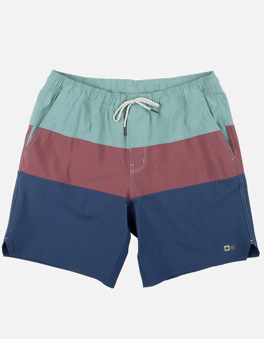  SALTY CREW BEACONS 2 PLUM ELASTIC BOARDSHORTS 18"