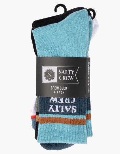  SALTY CREW BEACONS SOCK 3 PACK SET