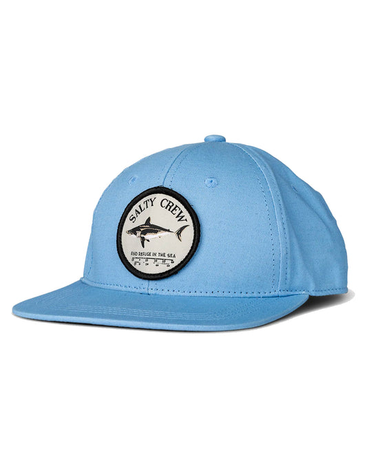  SALTY CREW BRUCE BOYS 6 PANEL SNAPBACK MARINE BLUE