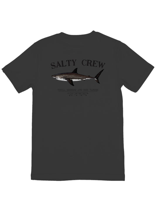  SALTY CREW BRUCE BOYS CHARCOAL TEE