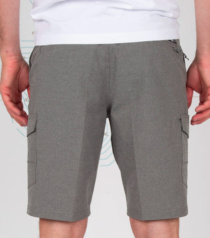  SALTY CREW DRIFTING 2 CARGO HYBRID WALKSHORT 20" GREY