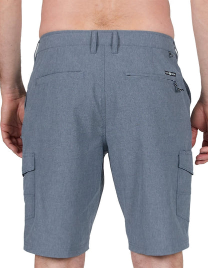  SALTY CREW DRIFTING 2 CARGO HYBRID WALKSHORT 20" NAVY