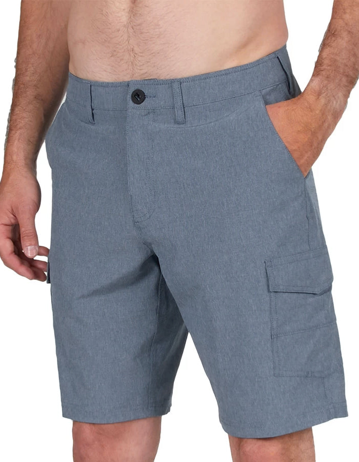  SALTY CREW DRIFTING 2 CARGO HYBRID WALKSHORT 20" NAVY