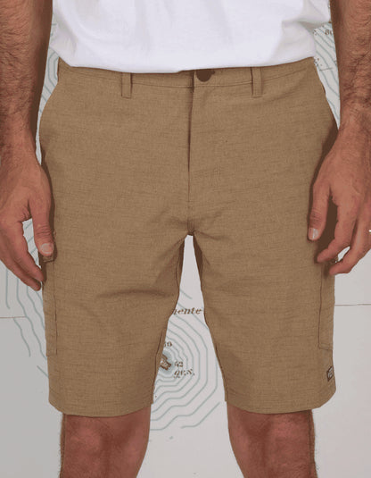  SALTY CREW DRIFTING 2 CARGO HYBRID WALKSHORT 20" TOBACCO