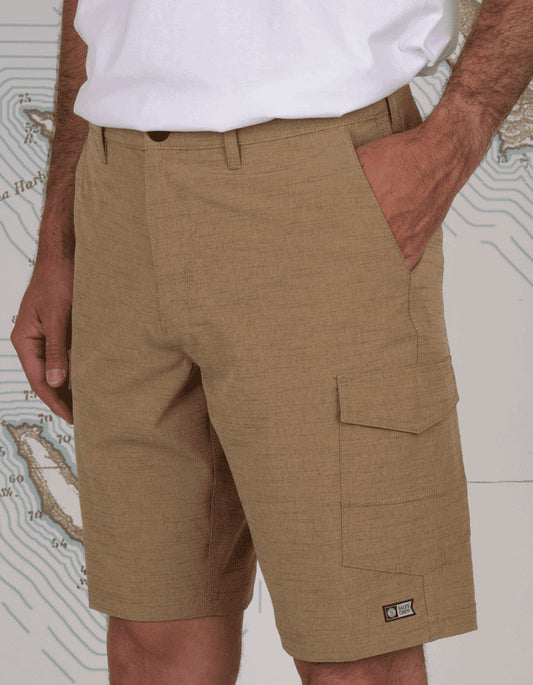  SALTY CREW DRIFTING 2 CARGO HYBRID WALKSHORT 20" TOBACCO