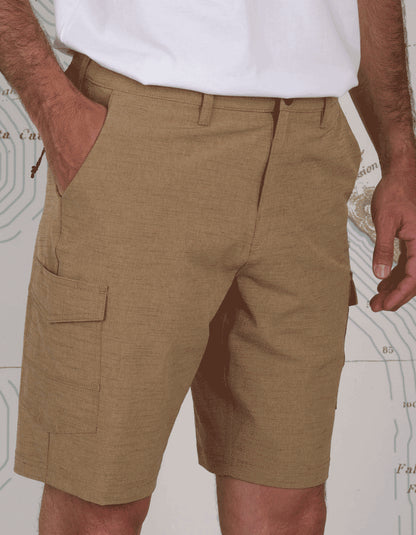  SALTY CREW DRIFTING 2 CARGO HYBRID WALKSHORT 20" TOBACCO