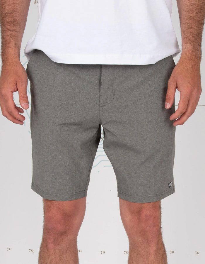  SALTY CREW DRIFTER 2 HYBRID WALKSHORT 19" GREY