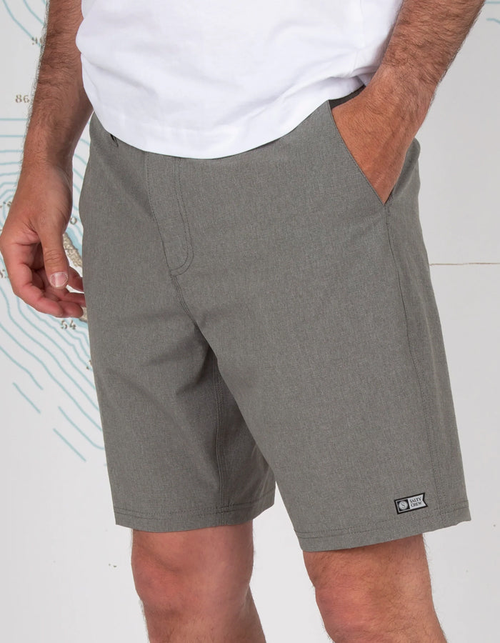  SALTY CREW DRIFTER 2 HYBRID WALKSHORT 19" GREY