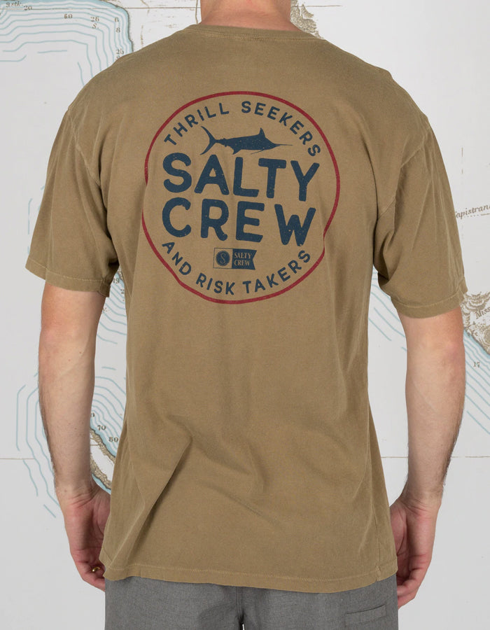  SALTY CREW FIRST MATE PREMIUM CAMEL TEE
