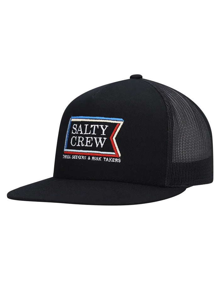  SALTY CREW LAYERS TRUCKER BLACK