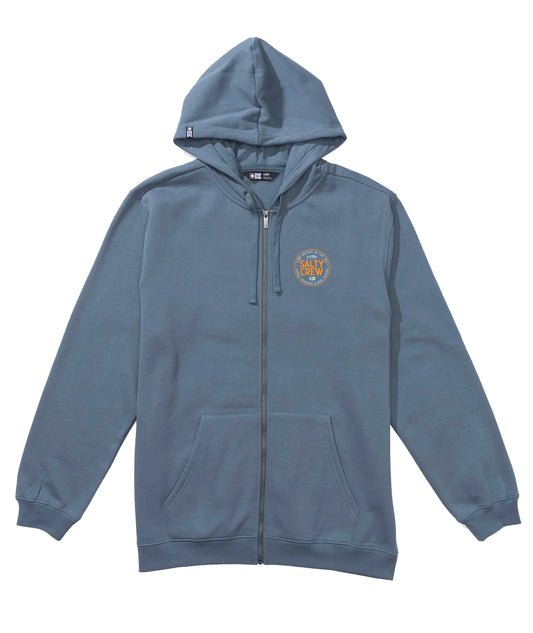  SALTY CREW LEGENDARY ZIP FLEECE SLATE