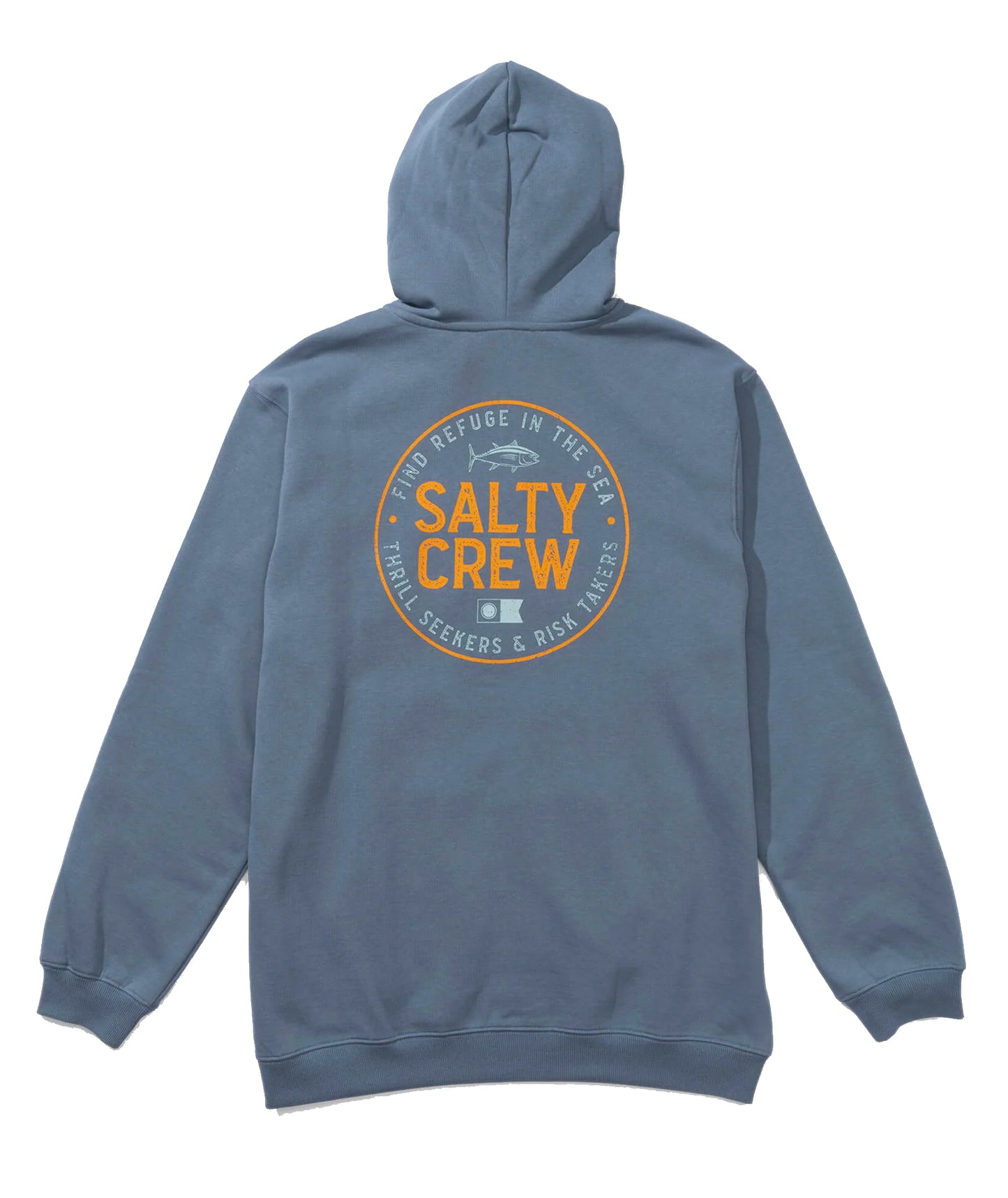  SALTY CREW LEGENDARY ZIP FLEECE SLATE