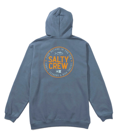  SALTY CREW LEGENDARY ZIP FLEECE SLATE