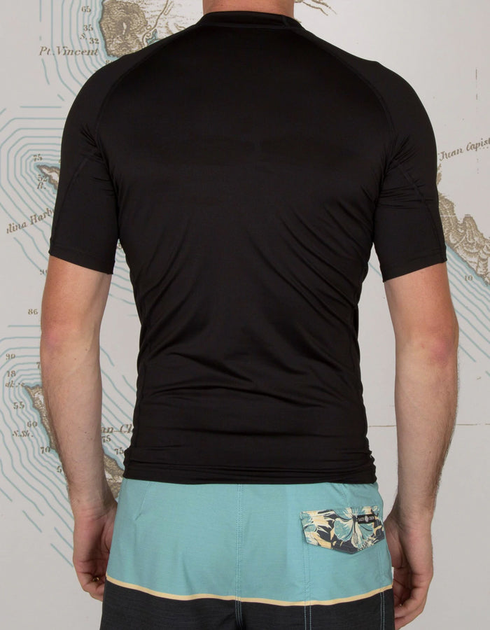 SALTY CREW SHELTER RASHGUARD BLACK