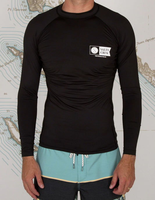  SALTY CREW SHELTER LONG SLEEVE BLACK