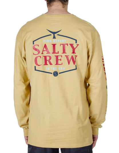 SALTY CREW SKIPJACK PREMIUM LONG SLEEVE CAMEL