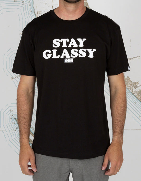  SALTY CREW STAY GLASSY T-SHIRT BLACK