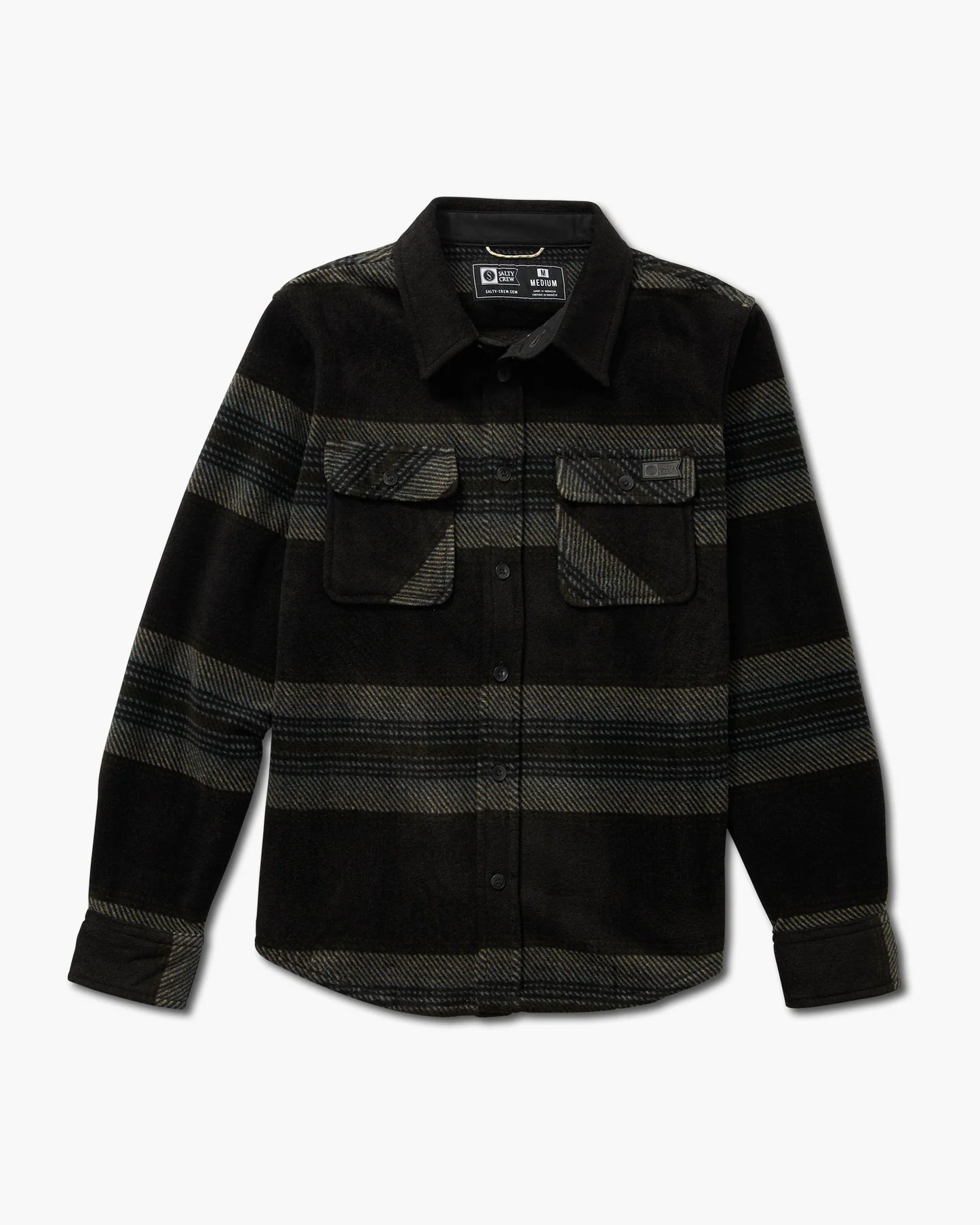  SALTY CREW SWELLTER POLAR FLEECE YOUTH COAL