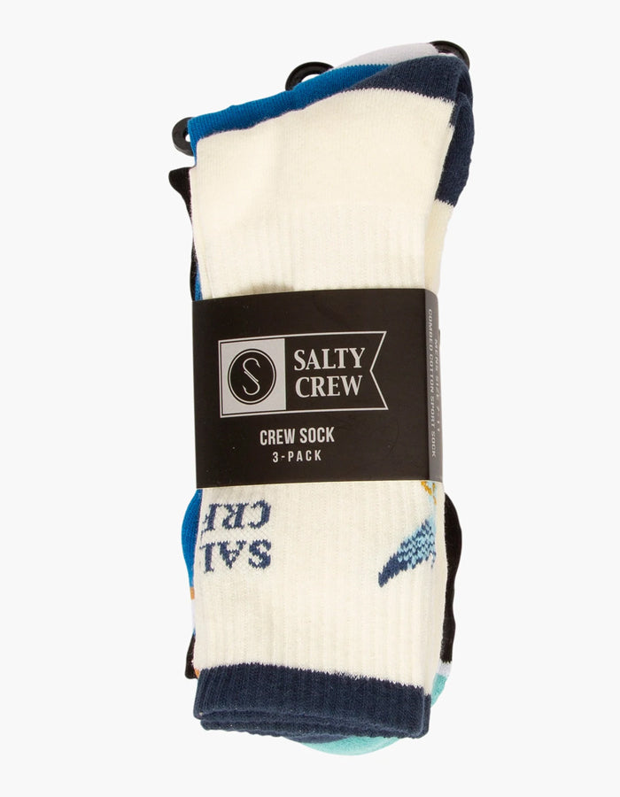  SALTY CREW TAILED SOCK 3 PACK SET