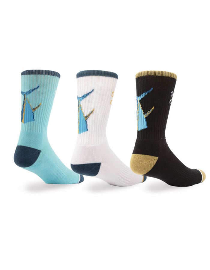  SALTY CREW TAILED SOCK 3 PACK SET