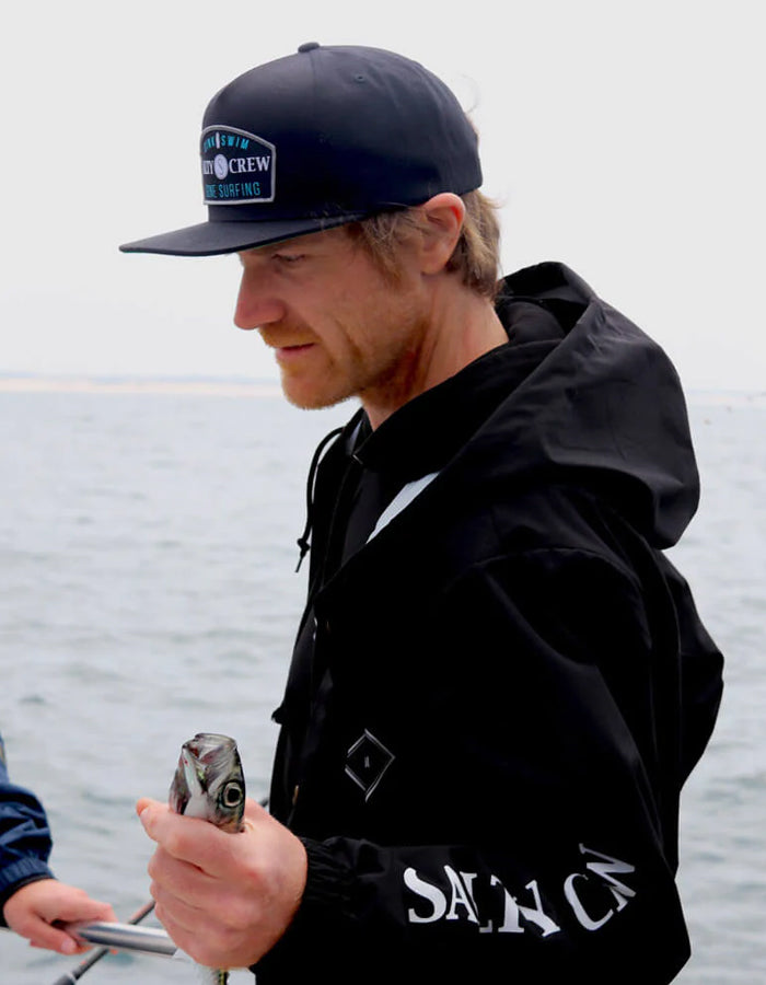  SALTY CREW TIPPED SNAP JACKET BLACK