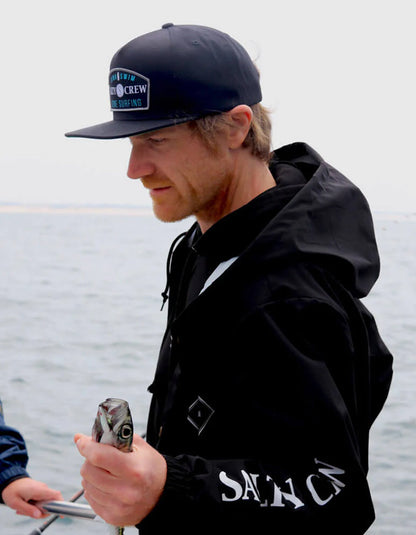  SALTY CREW TIPPED SNAP JACKET BLACK