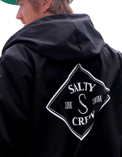  SALTY CREW TIPPED SNAP JACKET BLACK