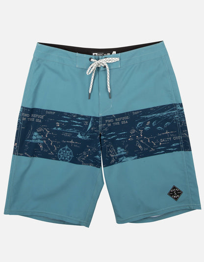  SALTY CREW TOPWATER BOARDSHORTS 21" NAVY AQUA