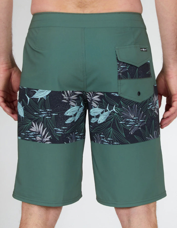  SALTY CREW TOPWATER BOARDSHORTS 21" VINTAGE MILITARY