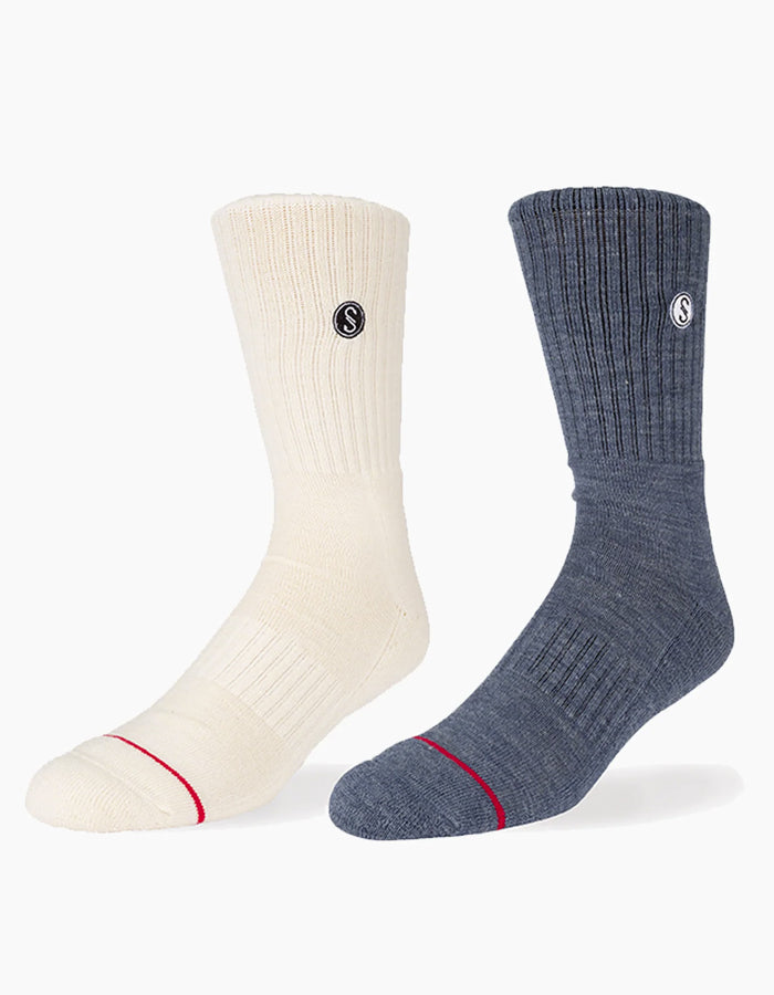  SALTY CREW WOOLY SOCKS 2 PACK SET ASSORTED 2