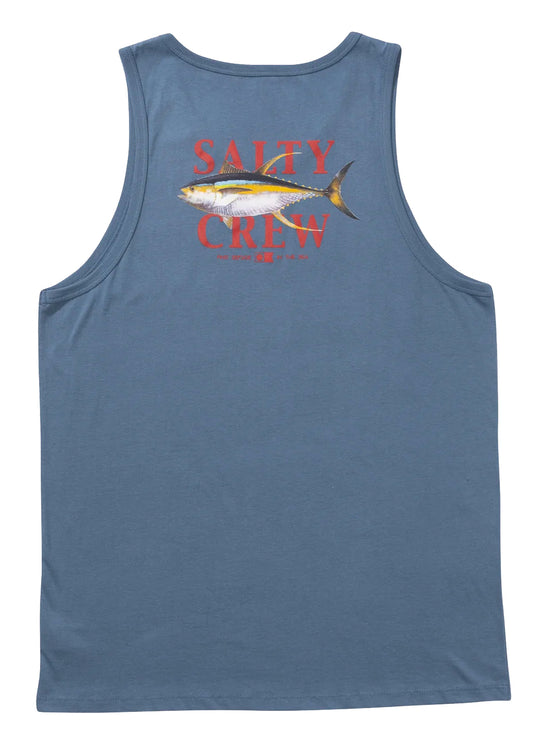  SALTY CREW YELLOWFIN TANK SLATE