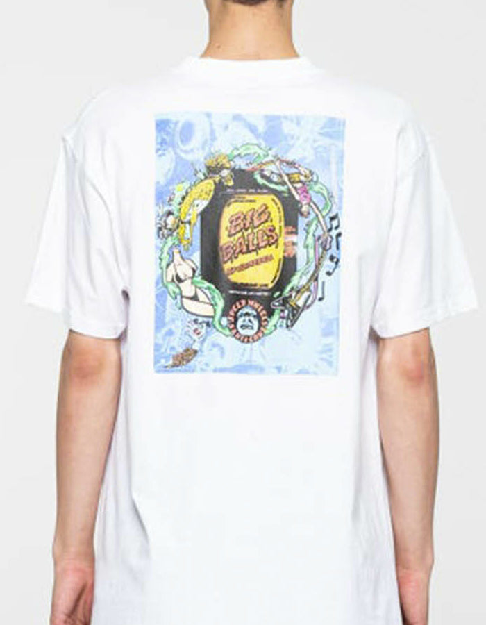  SANTA CRUZ BIG BALLS AD T-SHIRT WHITE