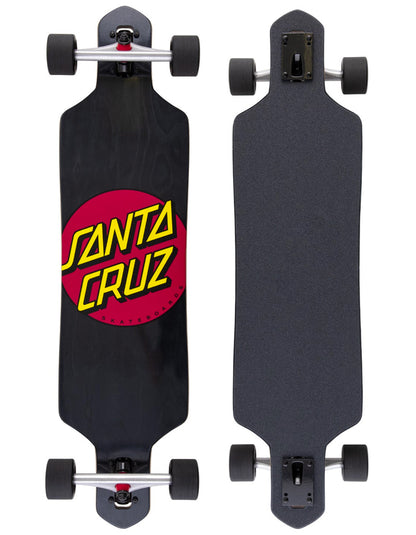  SANTA CRUZ CLASSIC DOT 9'0" X 36" CRUZER DROP THRU LONGBOARD