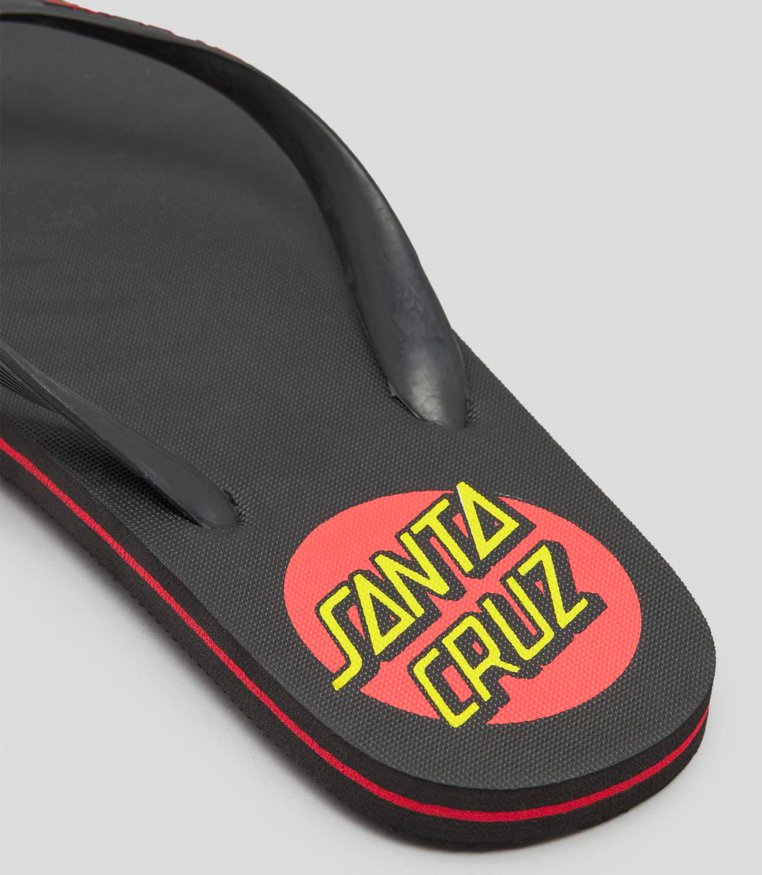  SANTA CRUZ CLASSIC DOT FLIP FLOP BLACK