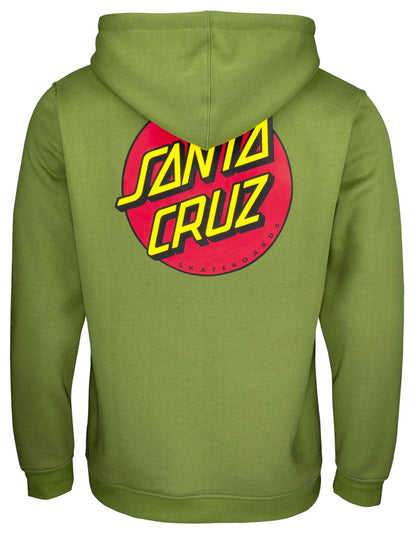  SANTA CRUZ CLASSIC DOT ZIP HOOD DILL GREEN