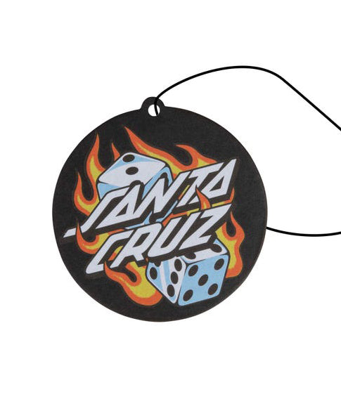  SANTA CRUZ FLAMING DICE AIR FRESHENER