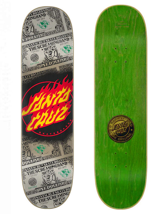  SANTA CRUZ DOLLAR FLAME DOT 8.0" DECK