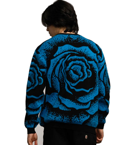  SANTA CRUZ DRESSEN BIG ROSE KNIT BLACK BLUE