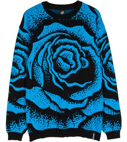  SANTA CRUZ DRESSEN BIG ROSE KNIT BLACK BLUE