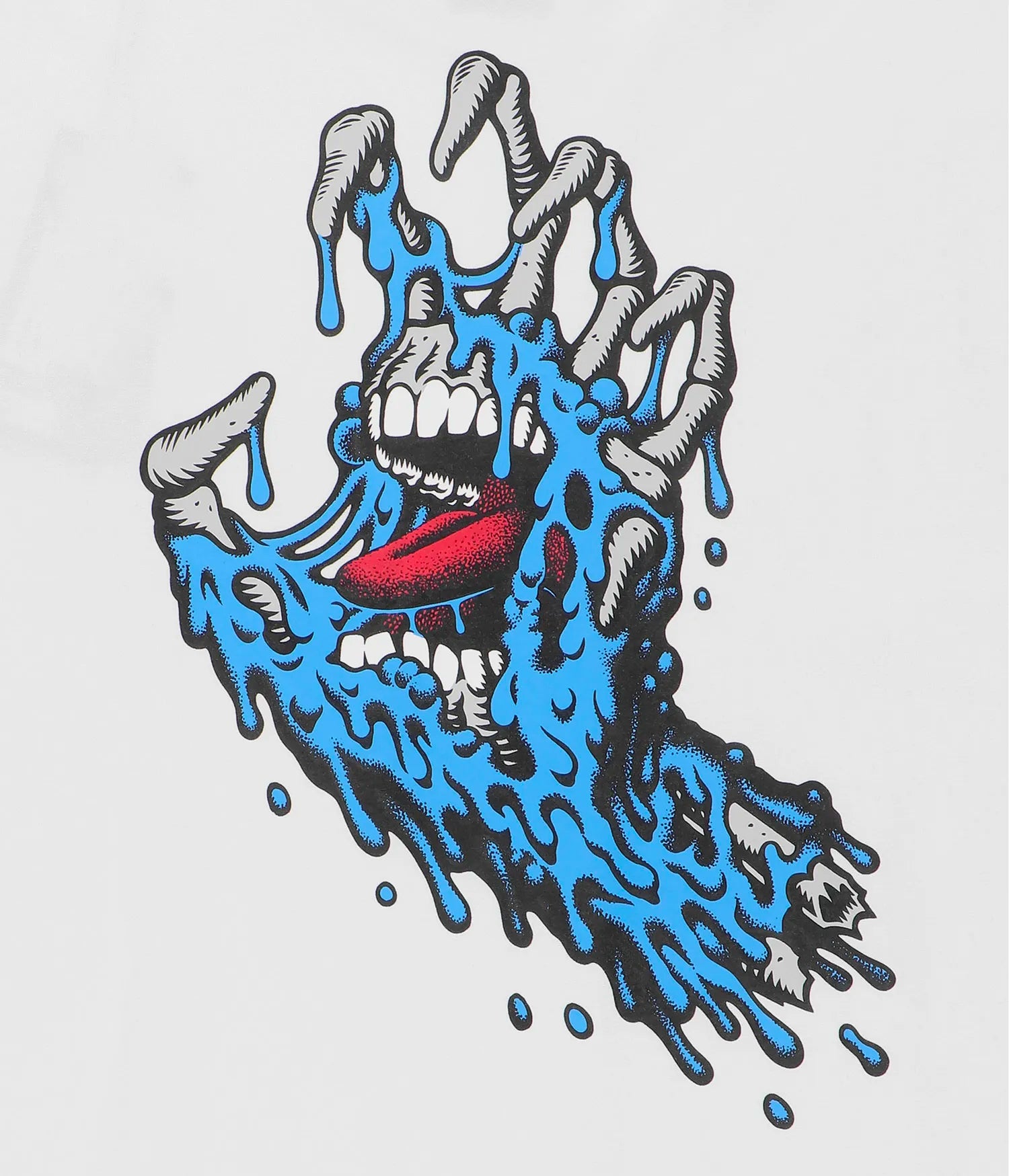  SANTA CRUZ MELTING HAND T-SHIRT WHITE
