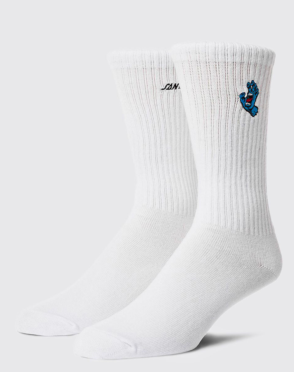  SANTA CRUZ MINI HAND SOCK WHITE