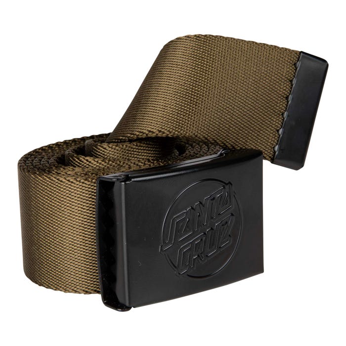 SANTA CRUZ OPUS DOT EMBOSS BELT UNIFORM GREEN