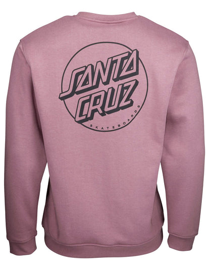  SANTA CRUZ OPUS DOT STRIPE CREW WASHED GRAPE