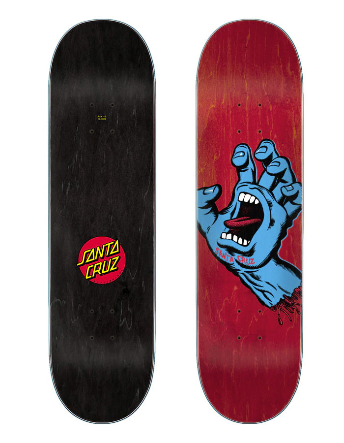  SANTA CRUZ SCREAMING HAND 8" DECK