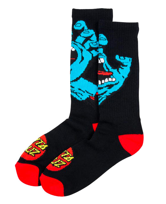  SANTA CRUZ SCREAMING HAND SOCK BLACK