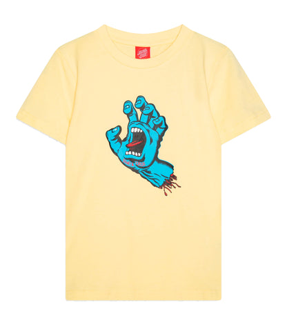  SANTA CRUZ YOUTH SCREAMING HAND T-SHIRT BUTTER