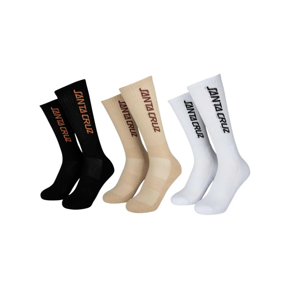  SANTA CRUZ STRIP SOCK 3 PACK