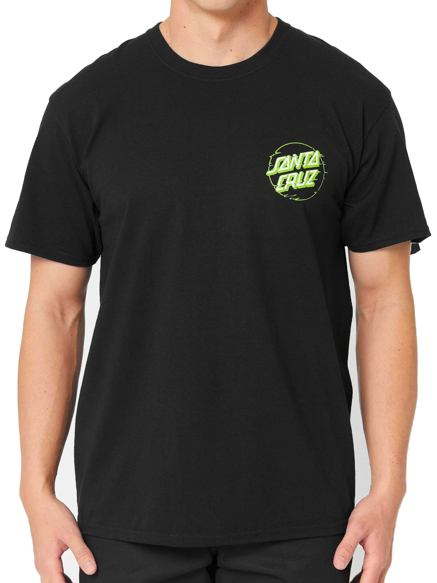  SANTA CRUZ TOXIC SKULL T-SHIRT BLACK