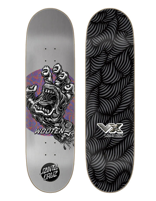  SANTA CRUZ WOOTEN ALIVE HAND VX 8.5" DECK