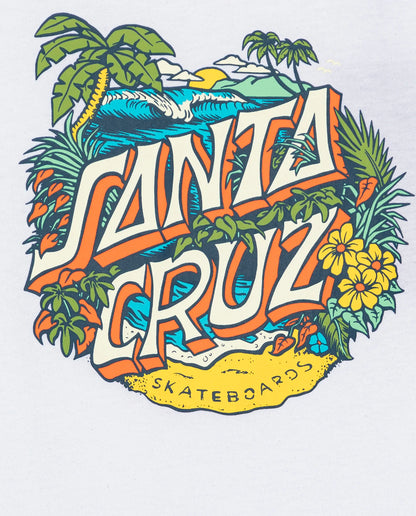  SANTA CRUZ YOUTH ALOHA DOT FRONT T-SHIRT